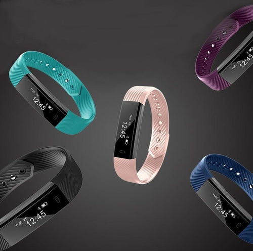SmartFit Slim Aktivitetsarmband och Smartklocka med Övervakningsfunktion – inklusive gratis extra tillbehör