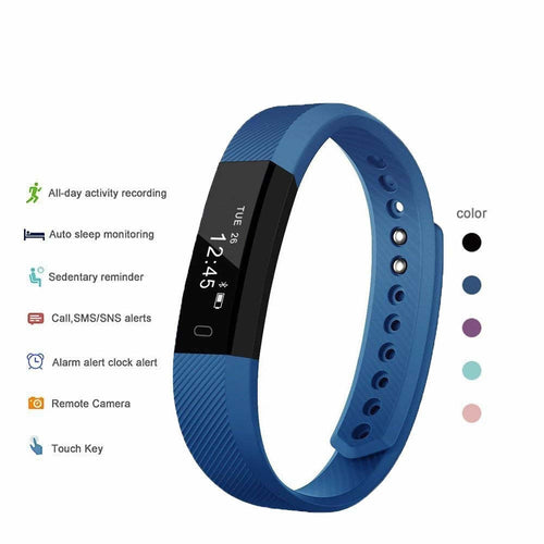 SmartFit Slim Aktivitetsarmband och Smartklocka med Övervakningsfunktion – inklusive gratis extra tillbehör