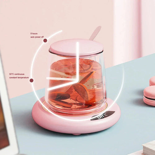 USB Smart Kaffemuggsvärmare med Digital Display